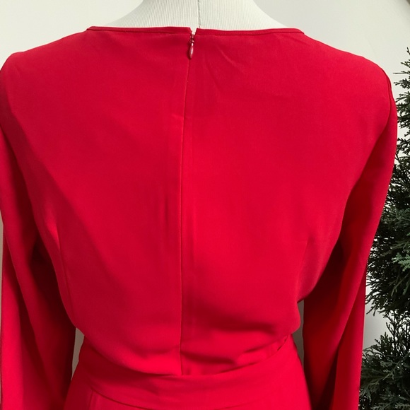 Talbots Red Belted Dress - Picture 6 of 7